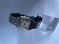 Besozzo - Via XXV Aprile 49 - Orologio Cartier Donna PANTHÈRE DE CARTIER in Oro bianco CARTIER PANTHERE LARGE ORO BIANCO 3879 QUARZO DATA - CARTIER PANTHERE LARGE ORO BIANCO 3879 QUARZO DATA